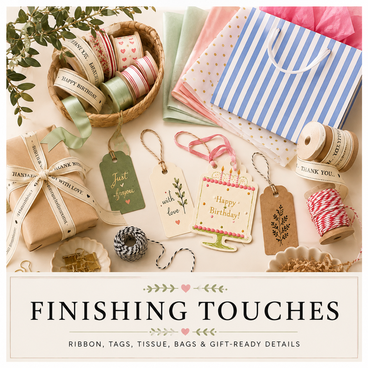 Gift Wrapping Supplies, Ribbons & Tags | Gifting | Miller & Clove – Page 5