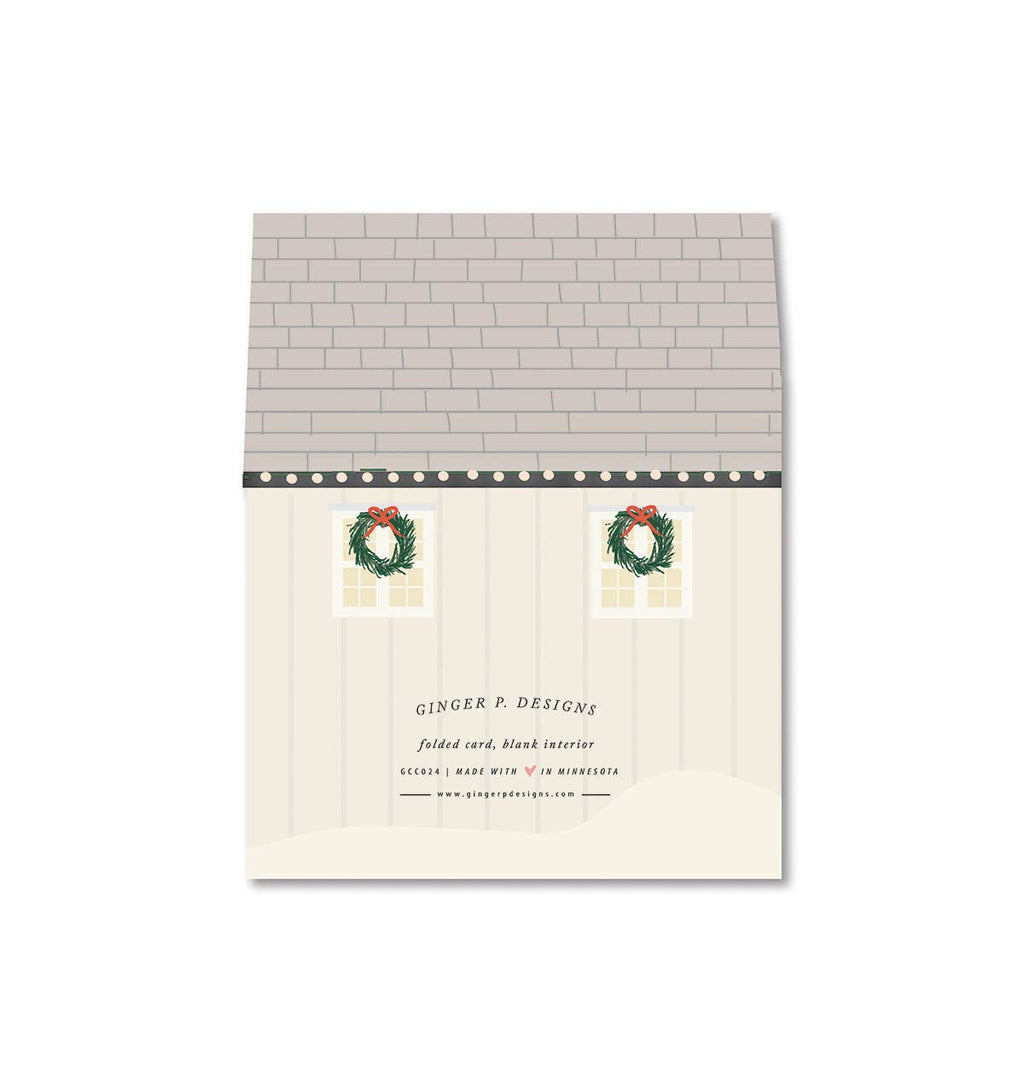 Home for the Holidays Die-Cut Card | Ginger P. Designs