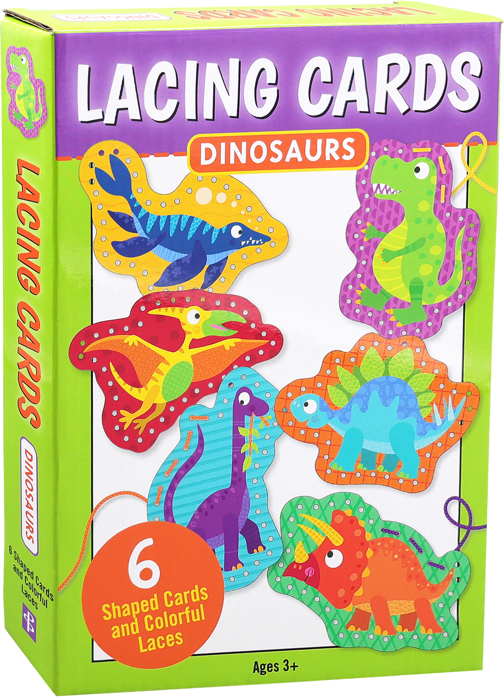 Dinosaurs Lacing Cards | Peter Pauper Press