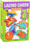 Dinosaurs Lacing Cards | Peter Pauper Press