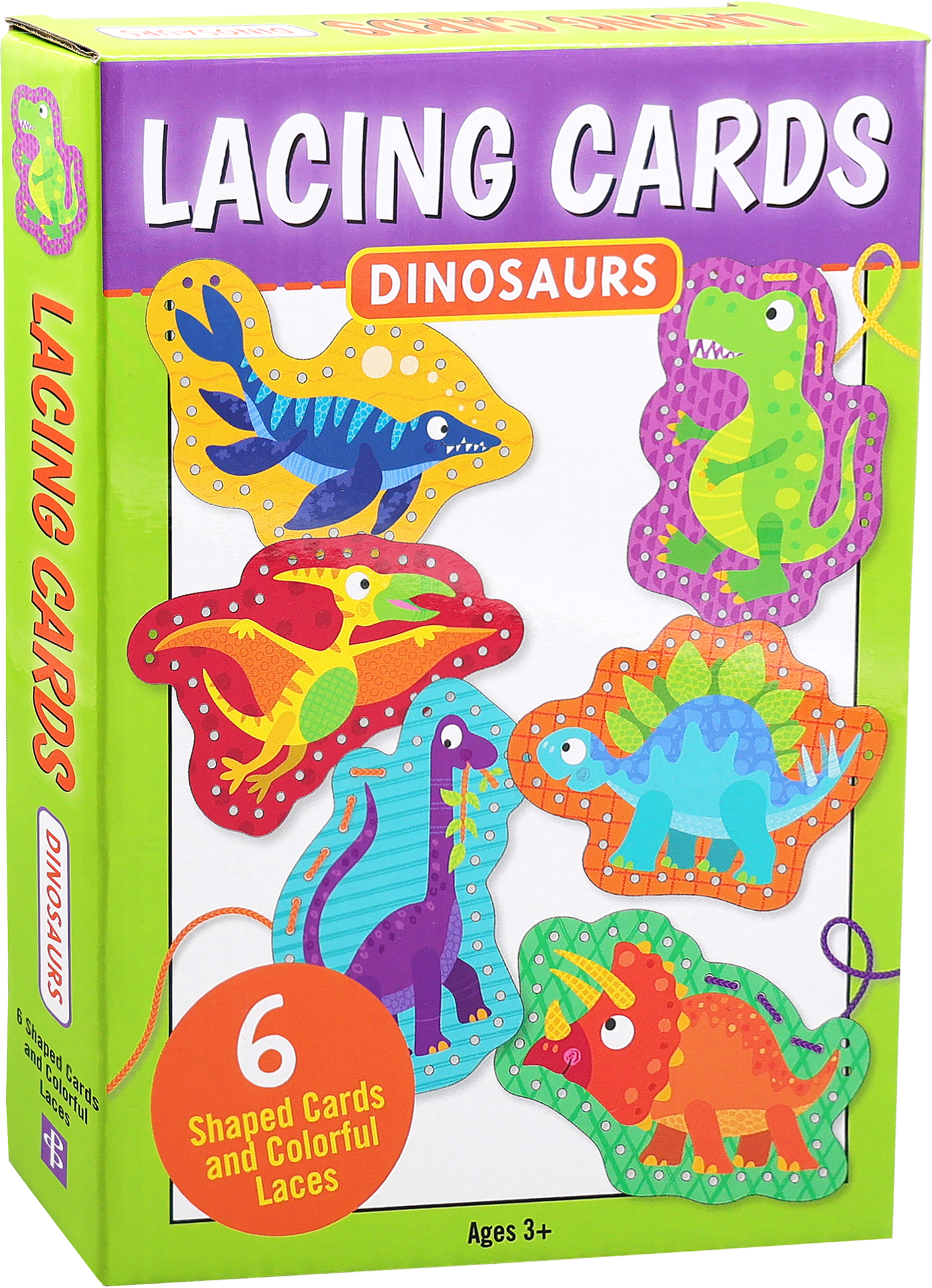 Dinosaurs Lacing Cards | Peter Pauper Press
