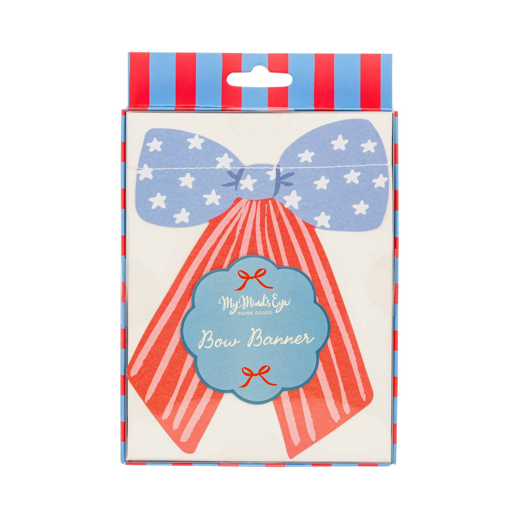 Stars and Stripes Bow Banner