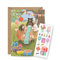 Sticker Scene Card - Woodland Party