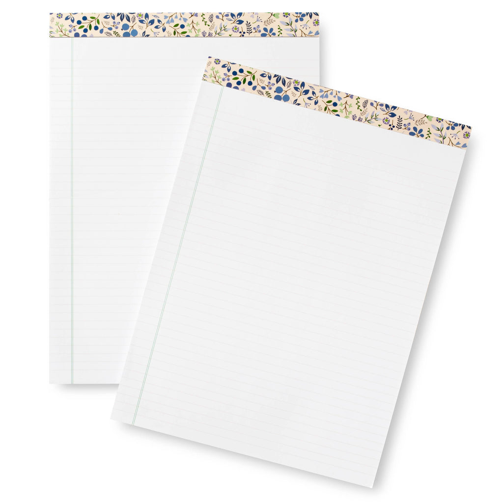 Notepad Set: Blue Floral