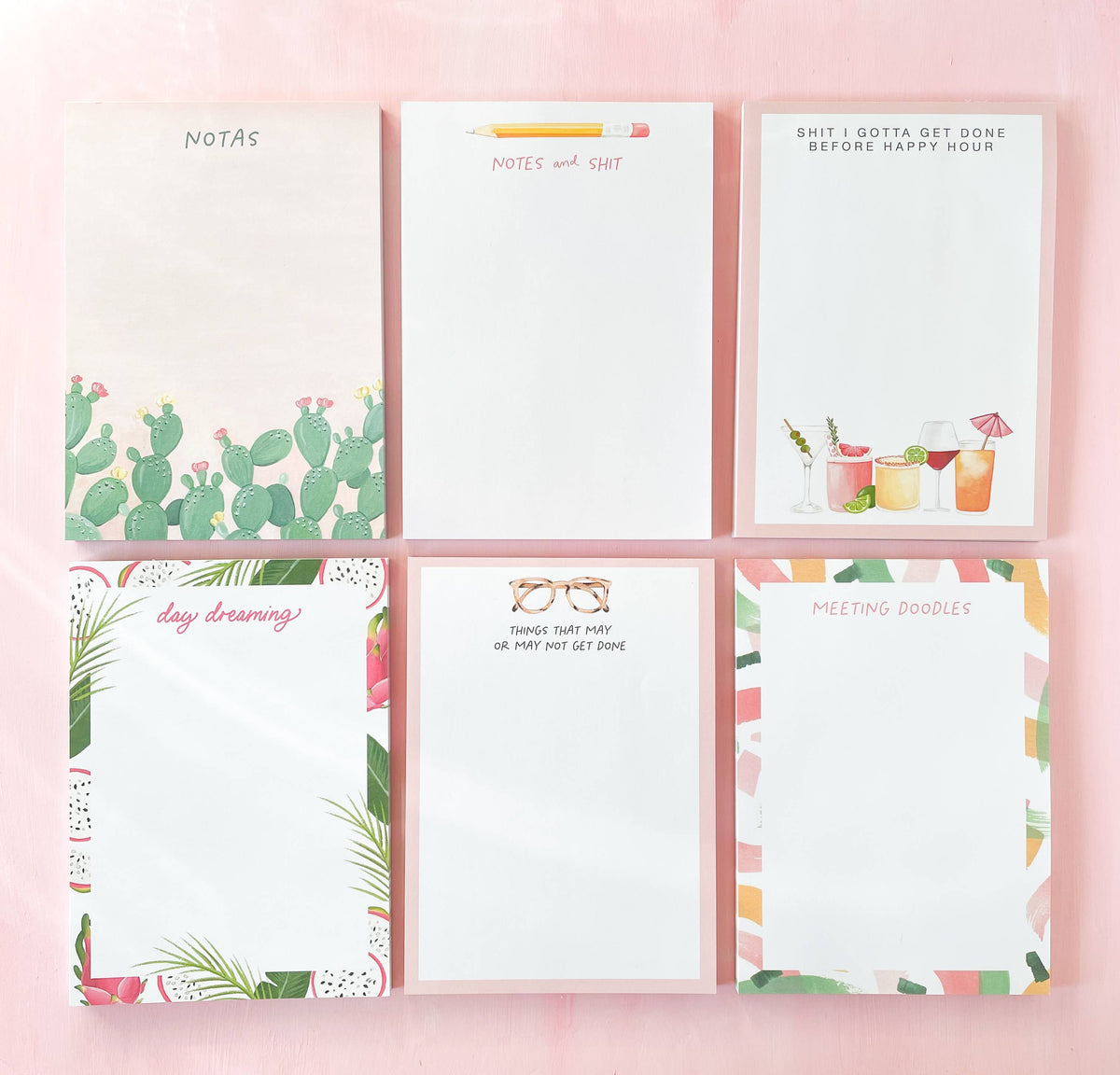 May or May Not Glasses Notepad | Funny Desk Notepad | 50 Sheets by Isabella MG