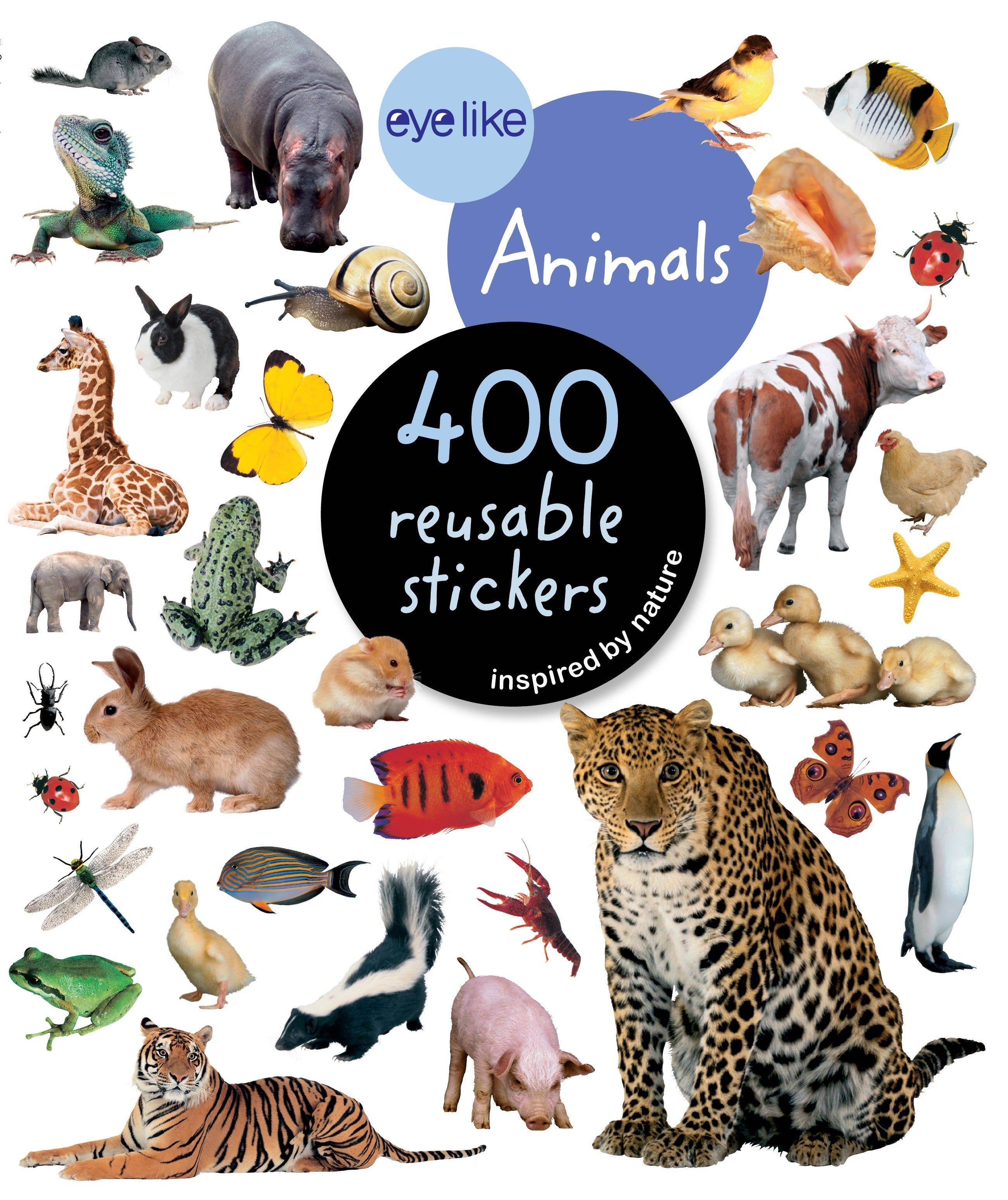 Eyelike Stickers: Animals | 400+ Reusable Photorealistic Animal Stickers
