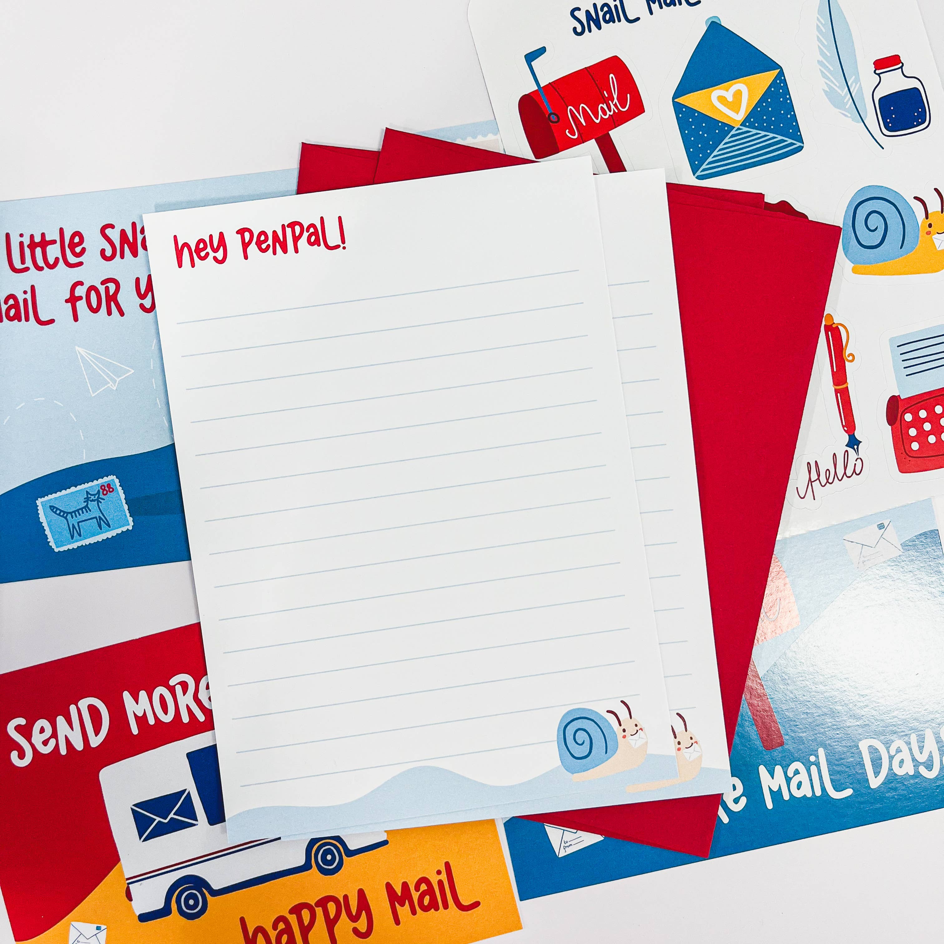 Pen Pal Snail Mail Kit — Letter Writing Set for Kids & Stationery Lovers