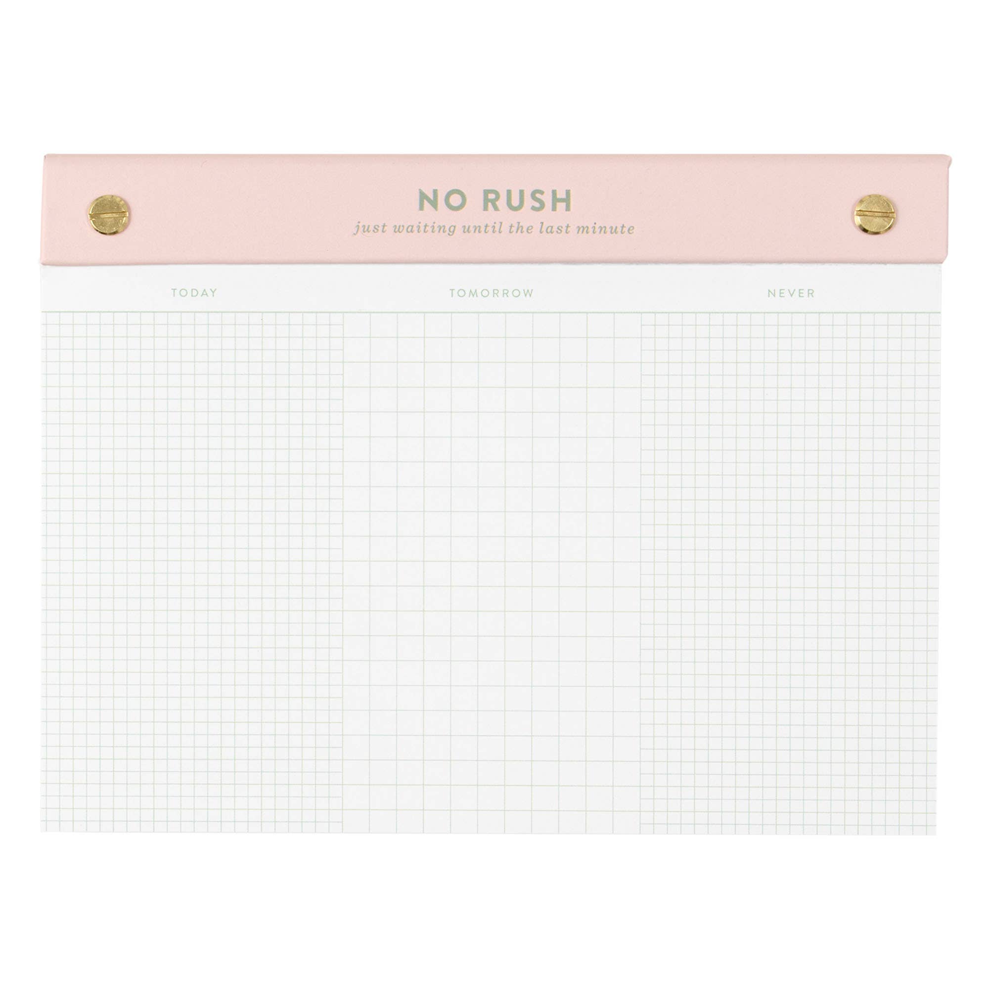 No Rush 6x8 Notepad