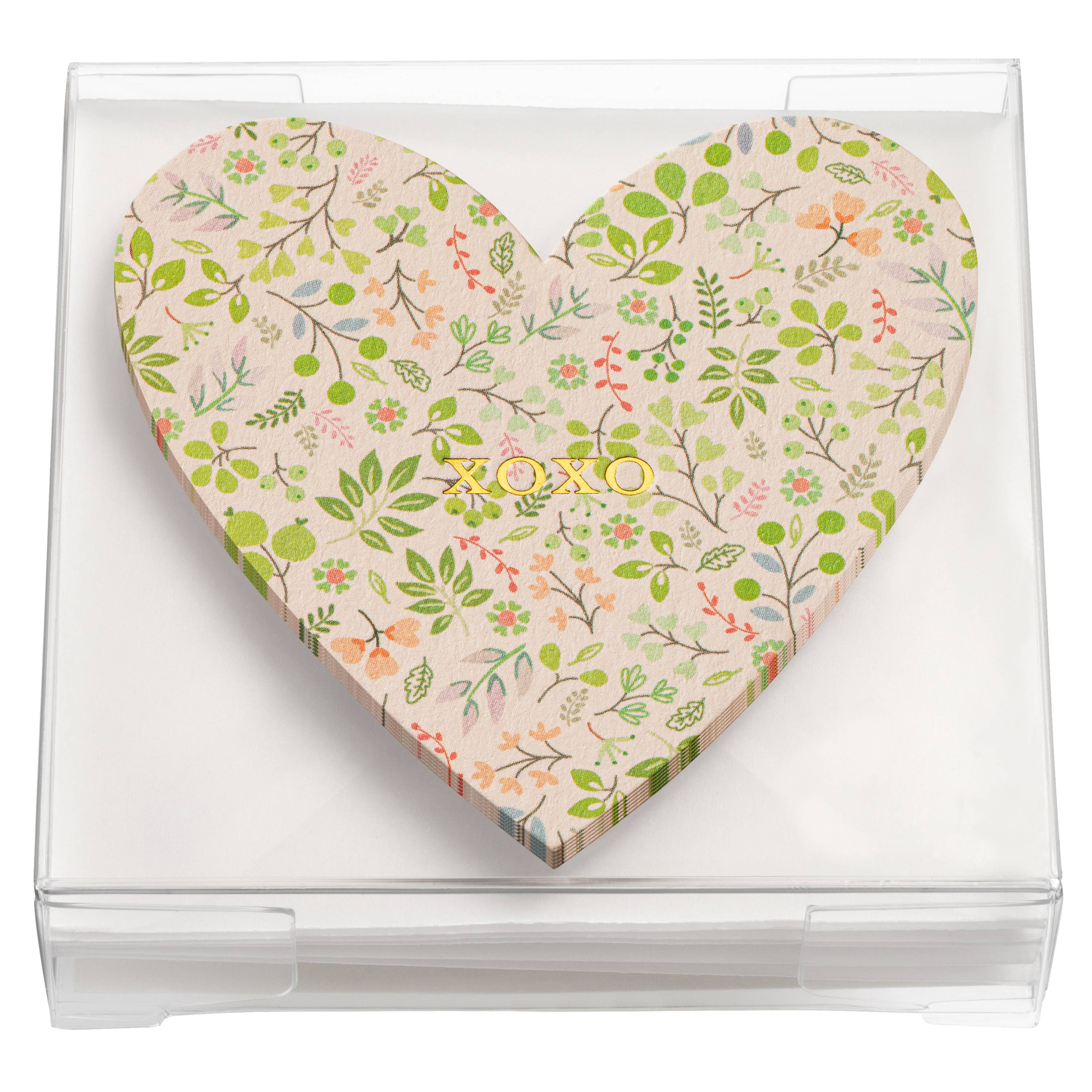 XO Floral Heart Gift Enclosures: Individual