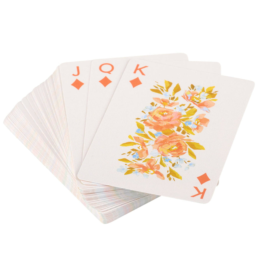 French Floral Playing Card Set