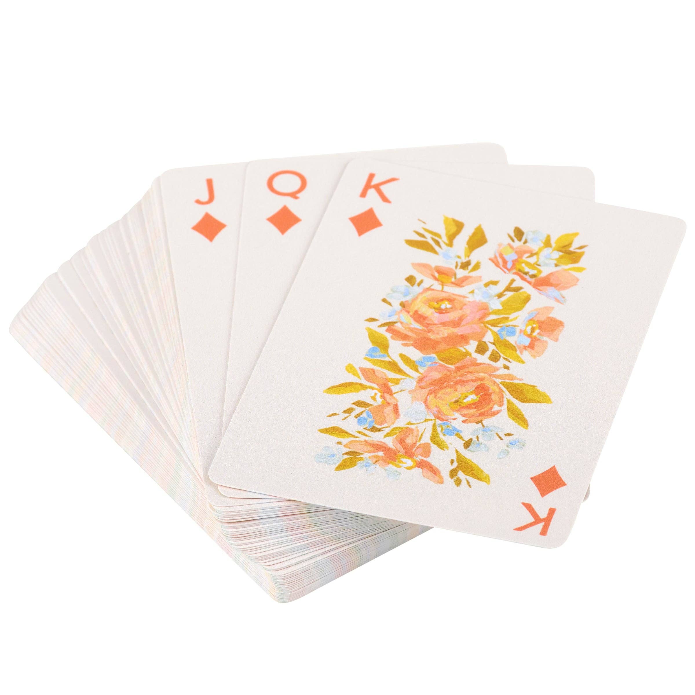 French Floral Playing Card Set