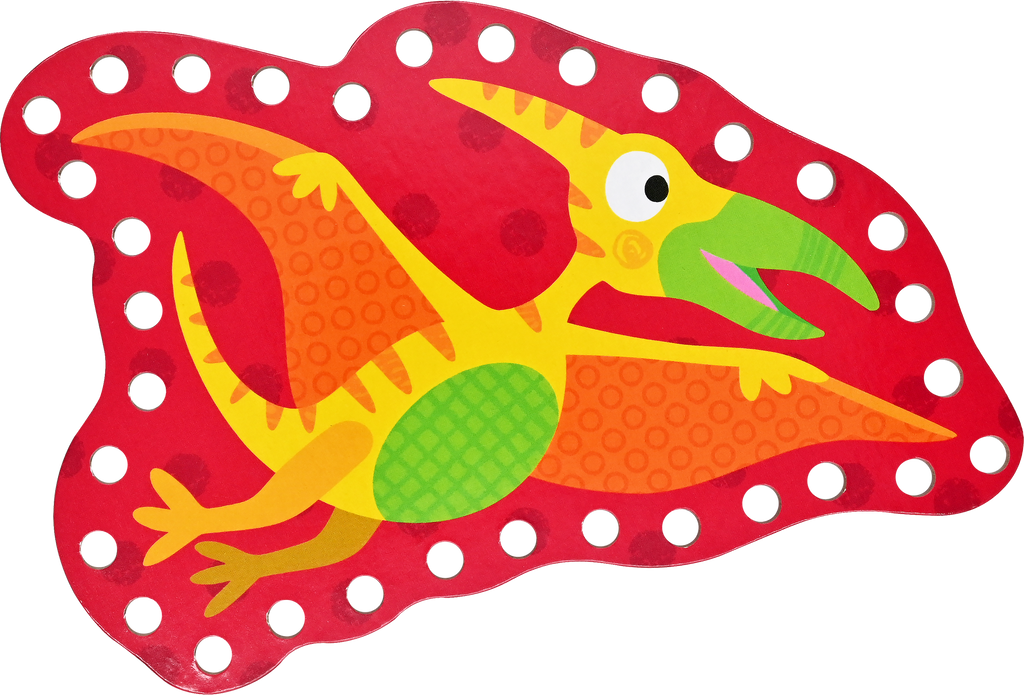 Dinosaurs Lacing Cards | Peter Pauper Press