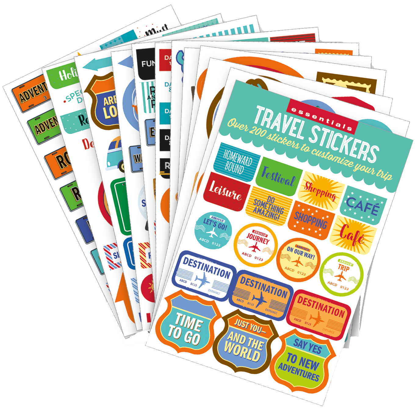 Essentials Travel Planner Stickers by Peter Pauper Press