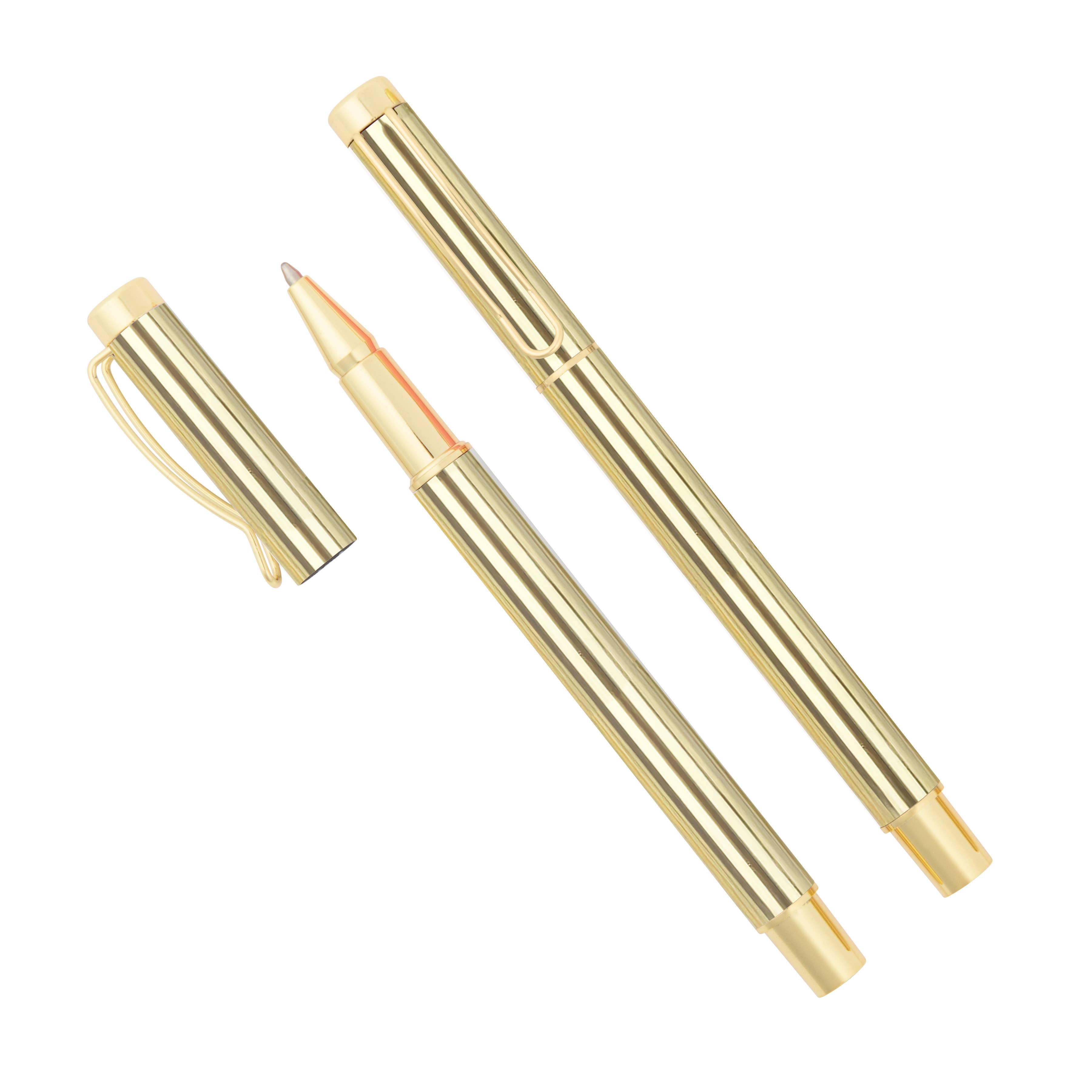 *NEW* Gold Metal Pen Set - Stationery, Home Decor, & Gifts