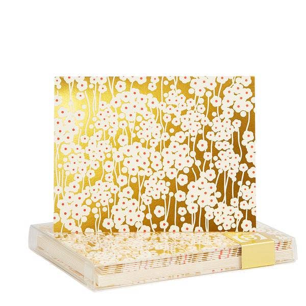 Origami Celine Gilded Blank Notes: Set