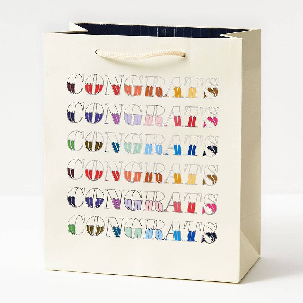 Colorful Congrats Gift Bag: Small