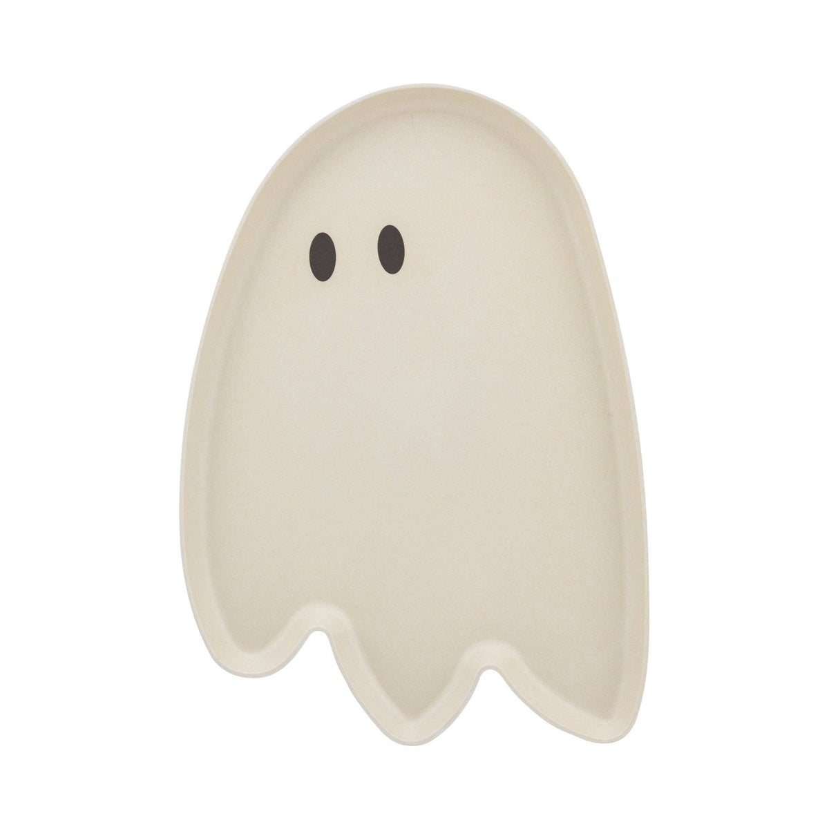 Ghost-Shaped Bamboo Fiber Serving Tray