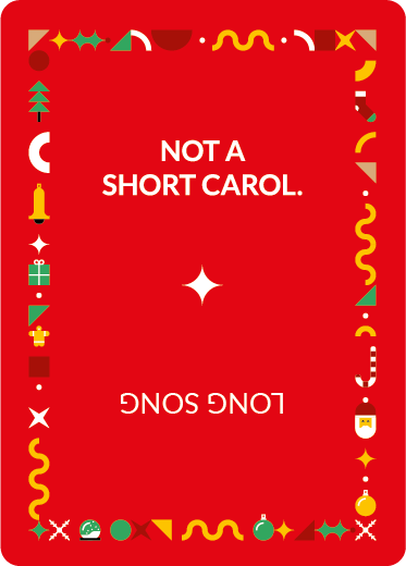 Holly Jolly Christmas Rhyming Word Card Game