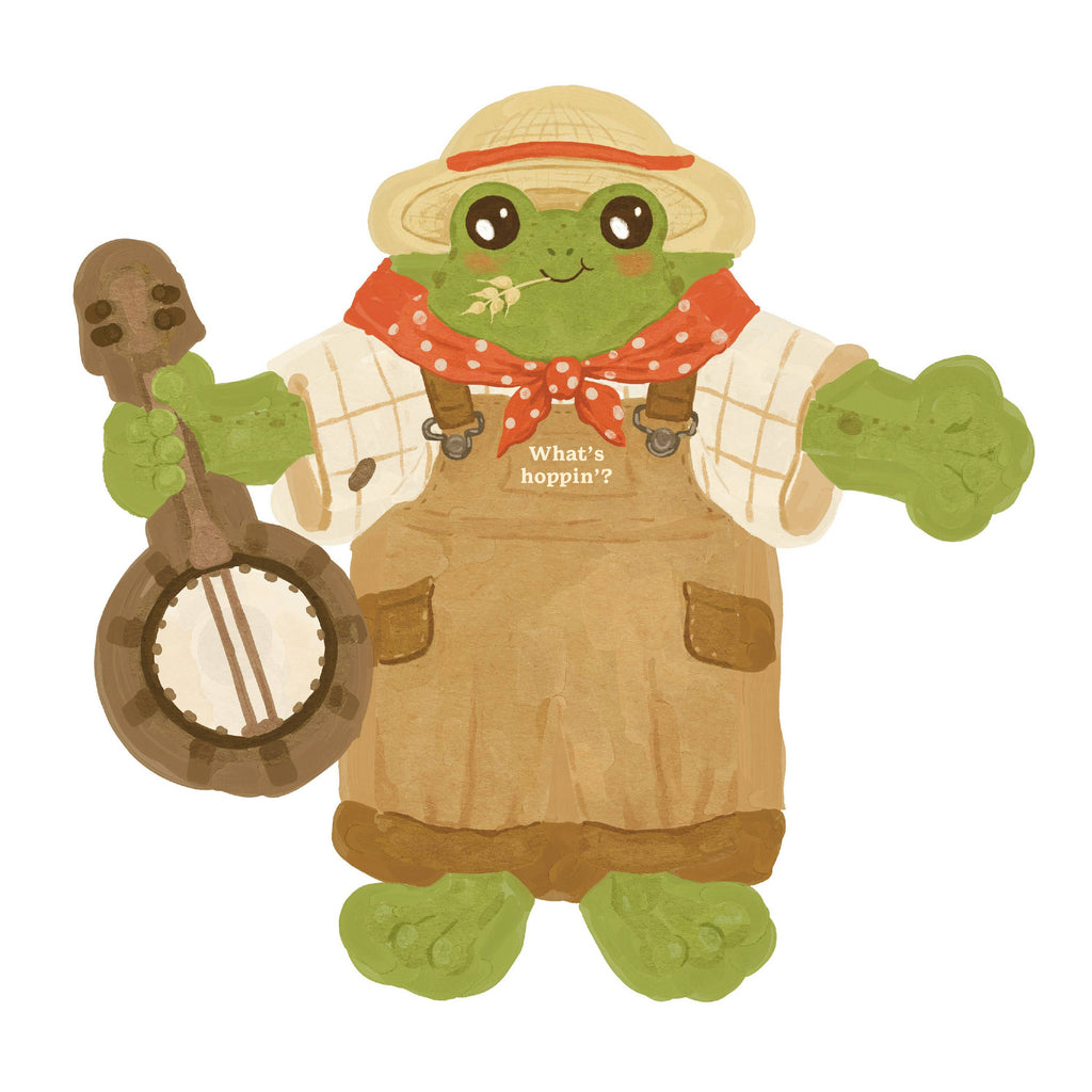What's Hoppin'? Frog Notecards – Set of 12