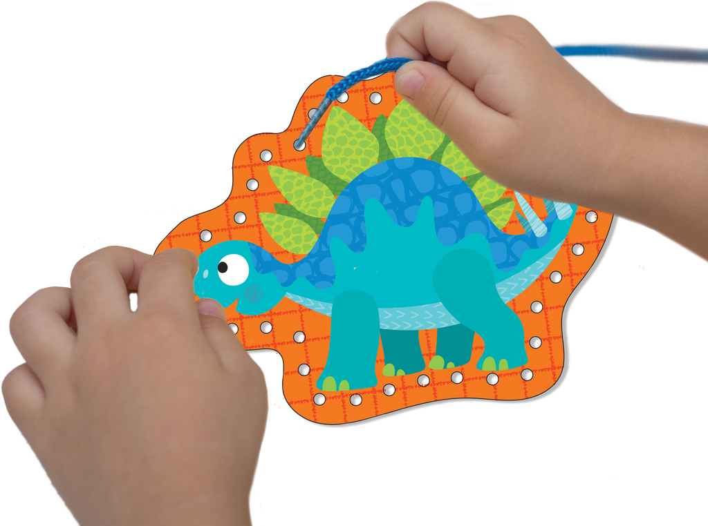 Dinosaurs Lacing Cards | Peter Pauper Press