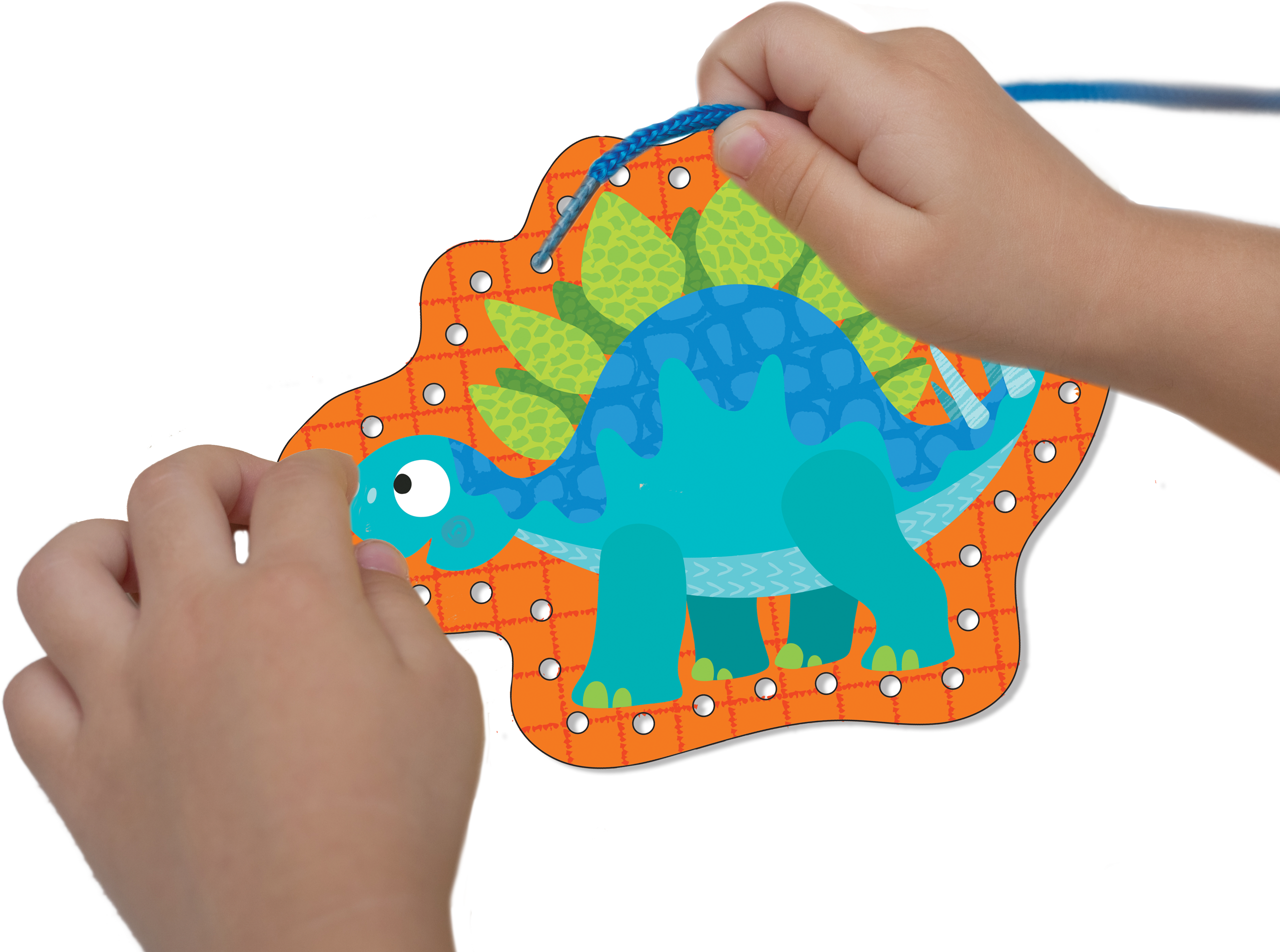 Dinosaurs Lacing Cards | Peter Pauper Press