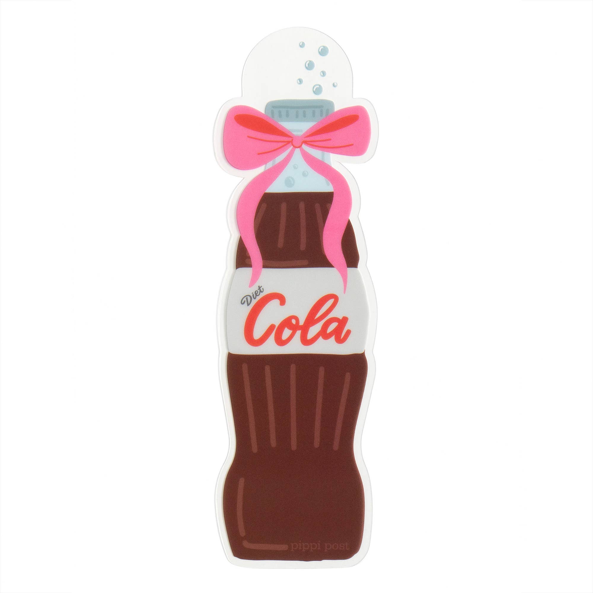Diet Cola Bow Transparent Bookmark