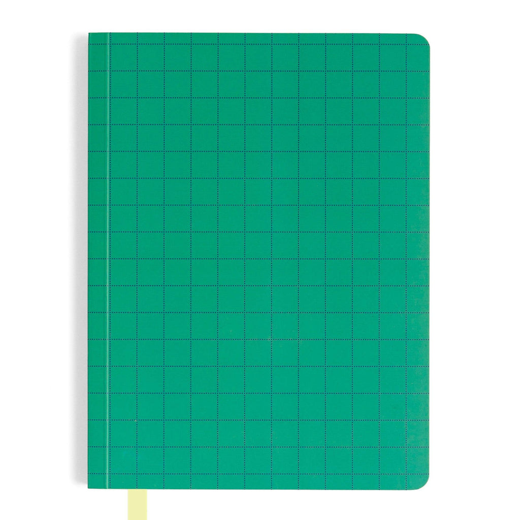 Green Grid Soft Flex Perfect Bound Journal