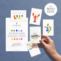 Mini Coastal Watercolor Kit | Lighthouse, Lobster & Blueberry Painting Kit