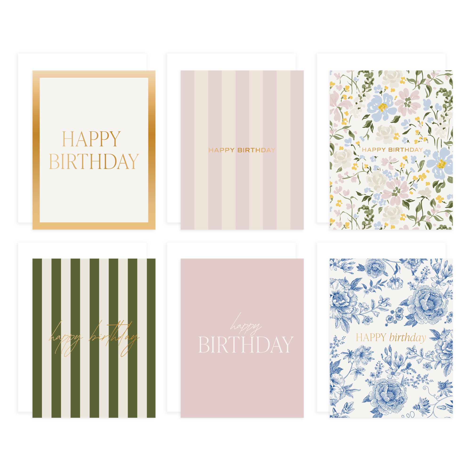 Assorted Happy Birthday Boxed Card Set - Greeting Cards