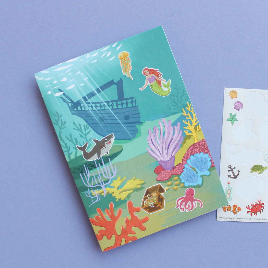 Under the Sea Sticker Scene Greeting Card