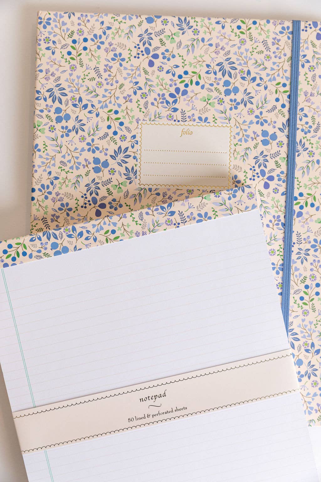Folio: Blue Floral