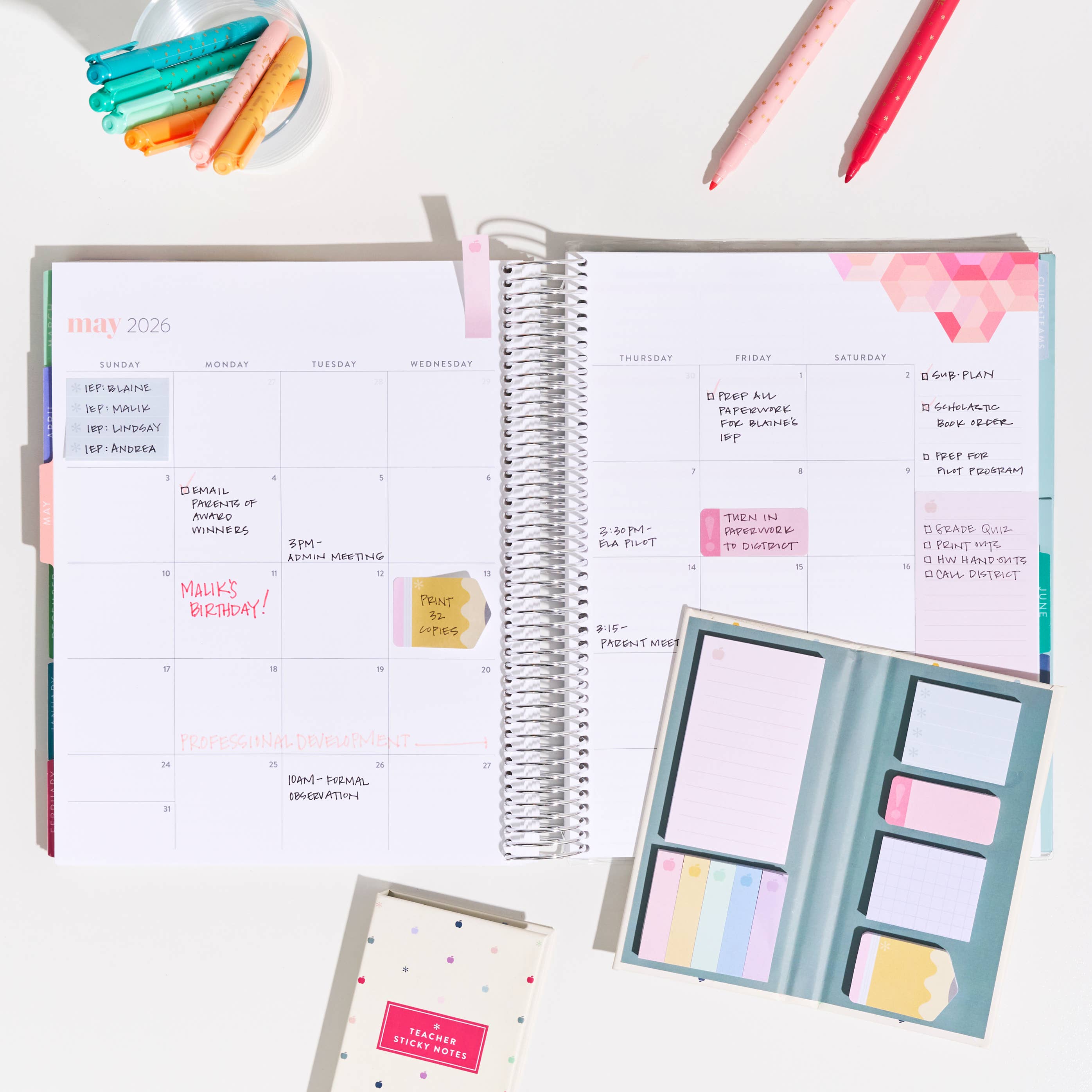 Teacher Sticky Note Booklet - Erin Condren