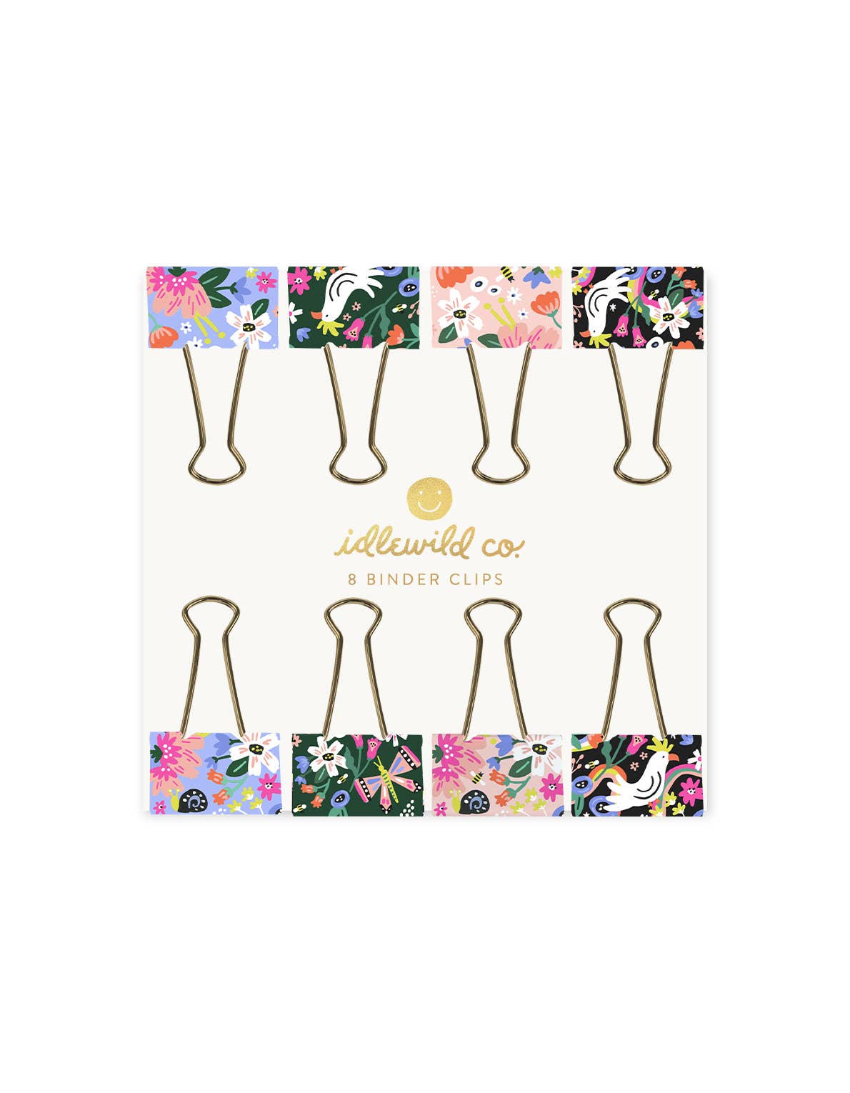 Binder Clips | Floral