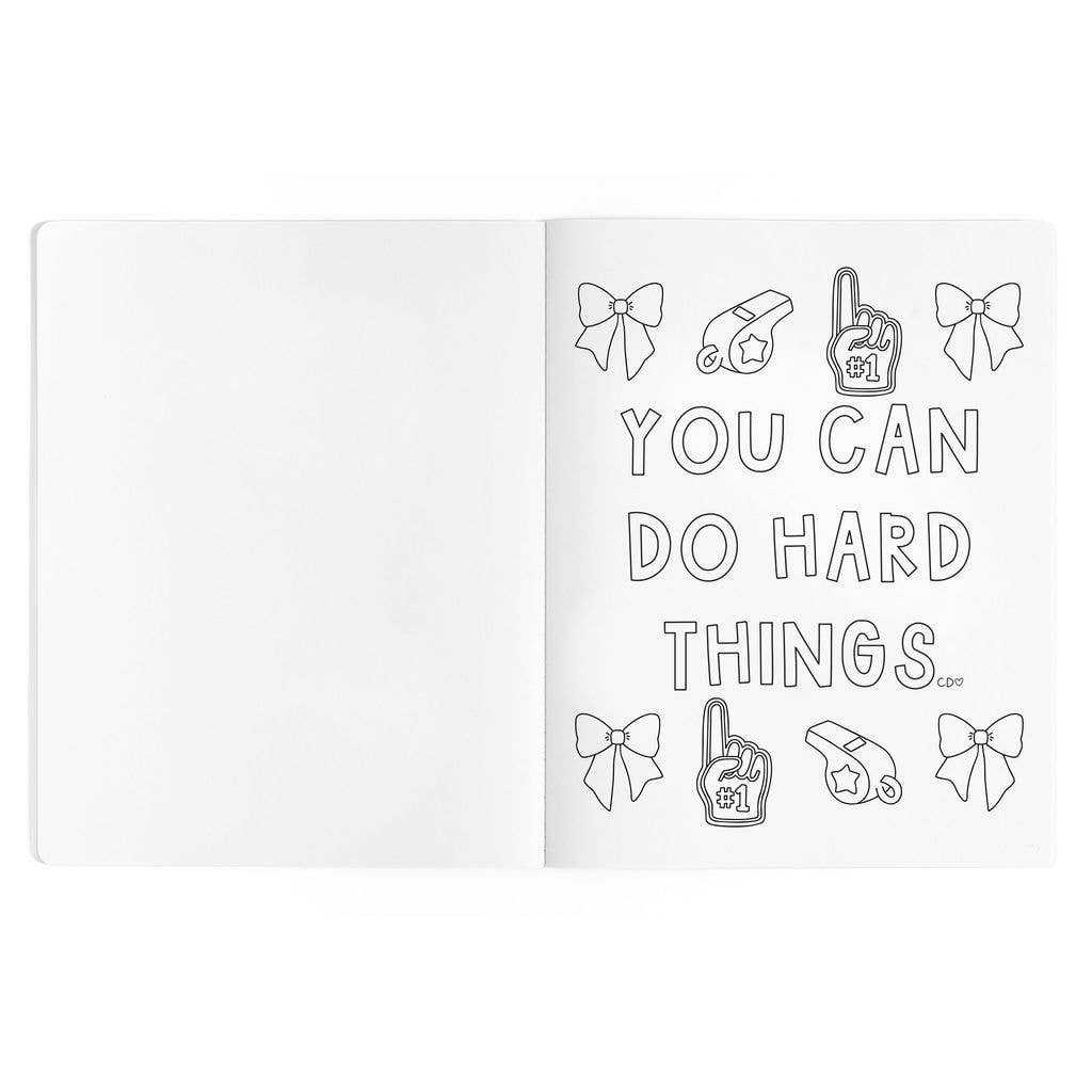 Game Day Sports-Themed Coloring Book | 40-Page Football Coloring Book for Kids