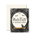 Bats, Cats & Witches Hats Halloween Card | Ginger P. Designs