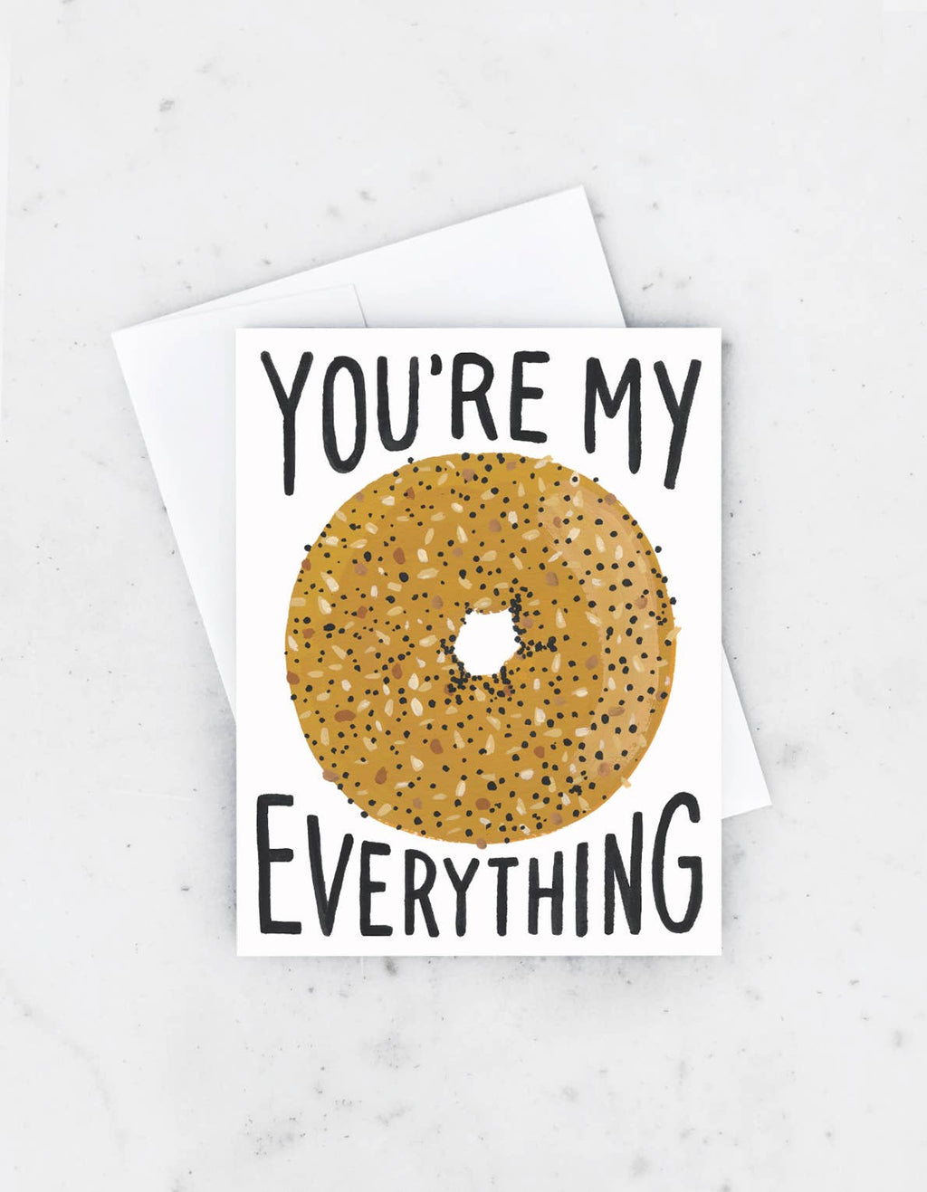Everything Bagel Greeting Card