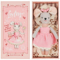Mouse Lili Gift Box | Plush Mouse in a Box with Bedding