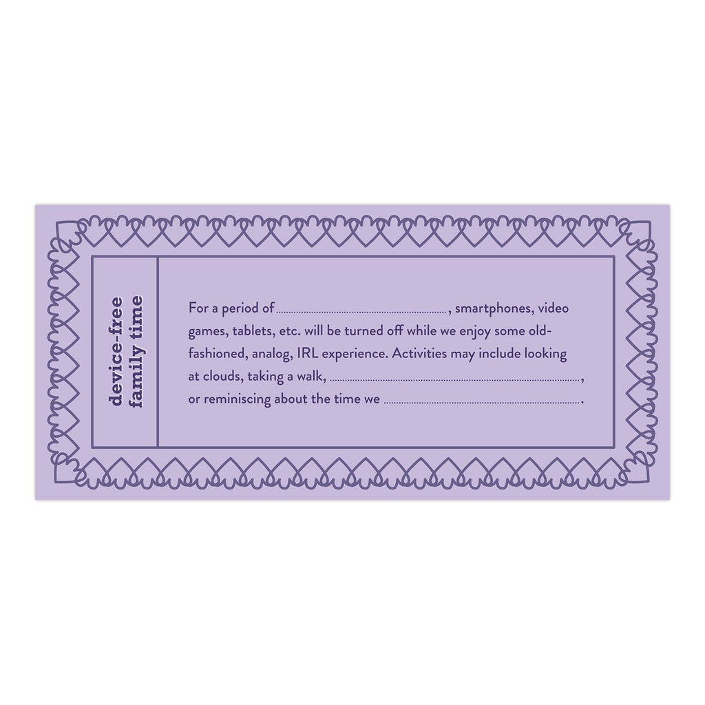 Fill in the Love® Mom Vouchers — Personalized Gift Coupons for Mother's Day