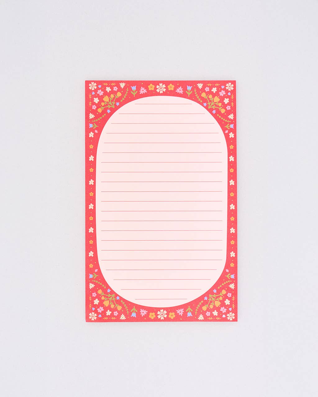 Rough Draft Large Notepad, Folk Floral