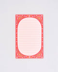 Rough Draft Large Notepad, Folk Floral