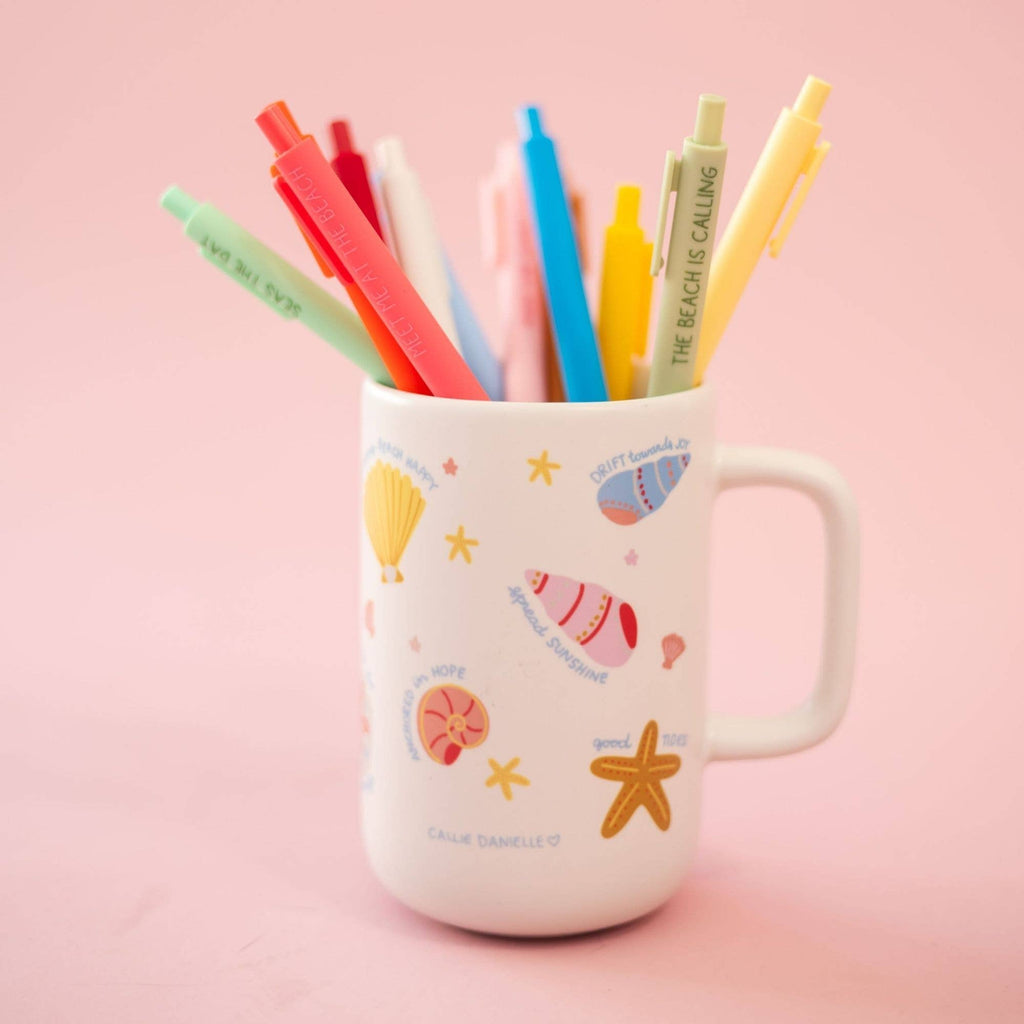 Spread Sunshine Coastal-Inspired Pen Set of 12