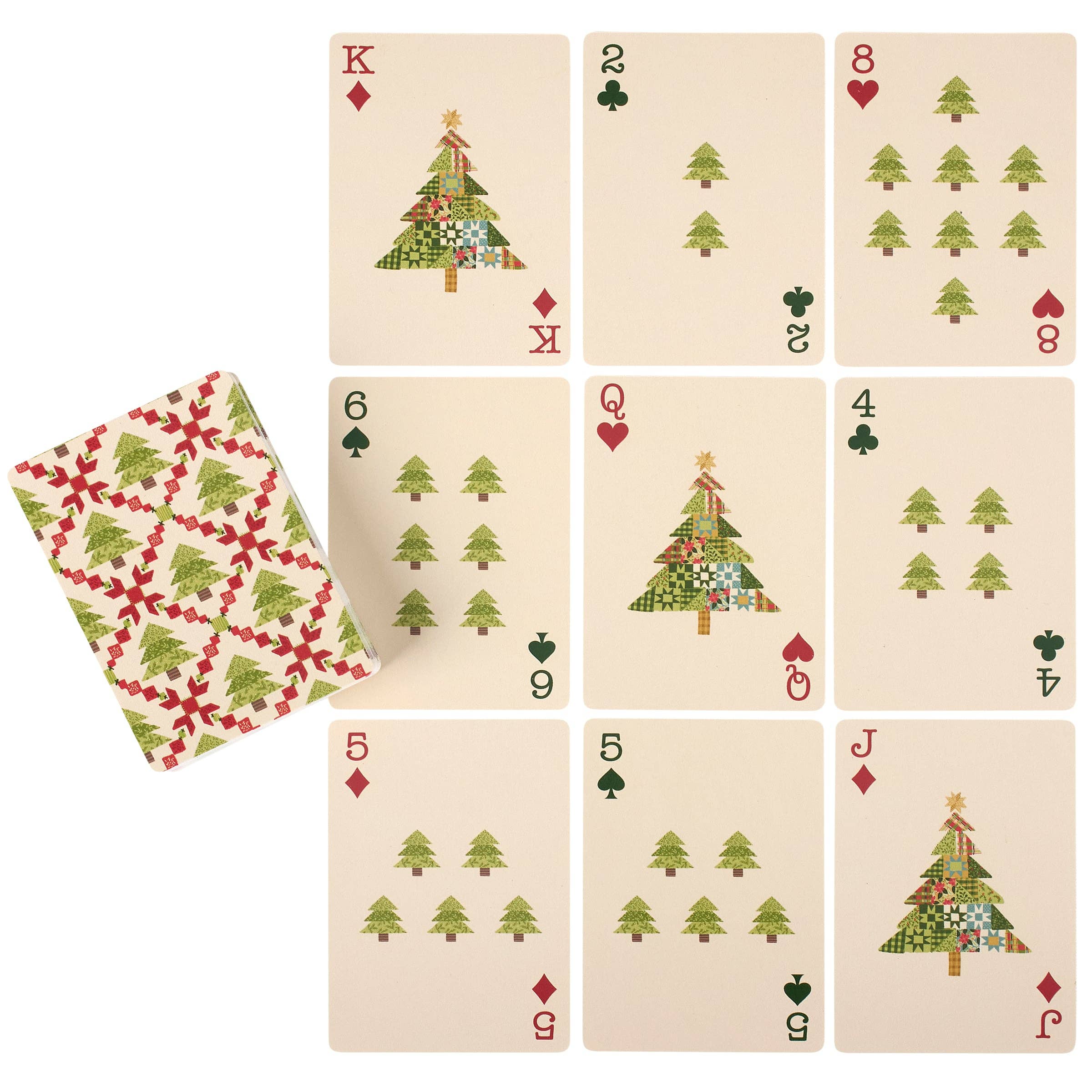 Christmas Quilt Playing Cards