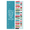 Dashing Through The Books Bookmark Set