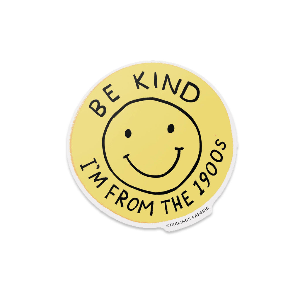 Vinyl Sticker – Be Kind (1900s)