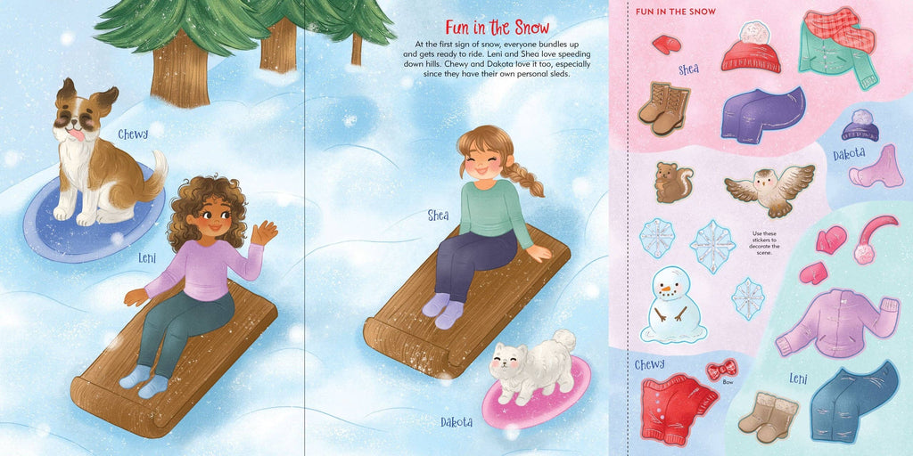 Puppies Sticker Doll Dress-Up Book | Peter Pauper Press