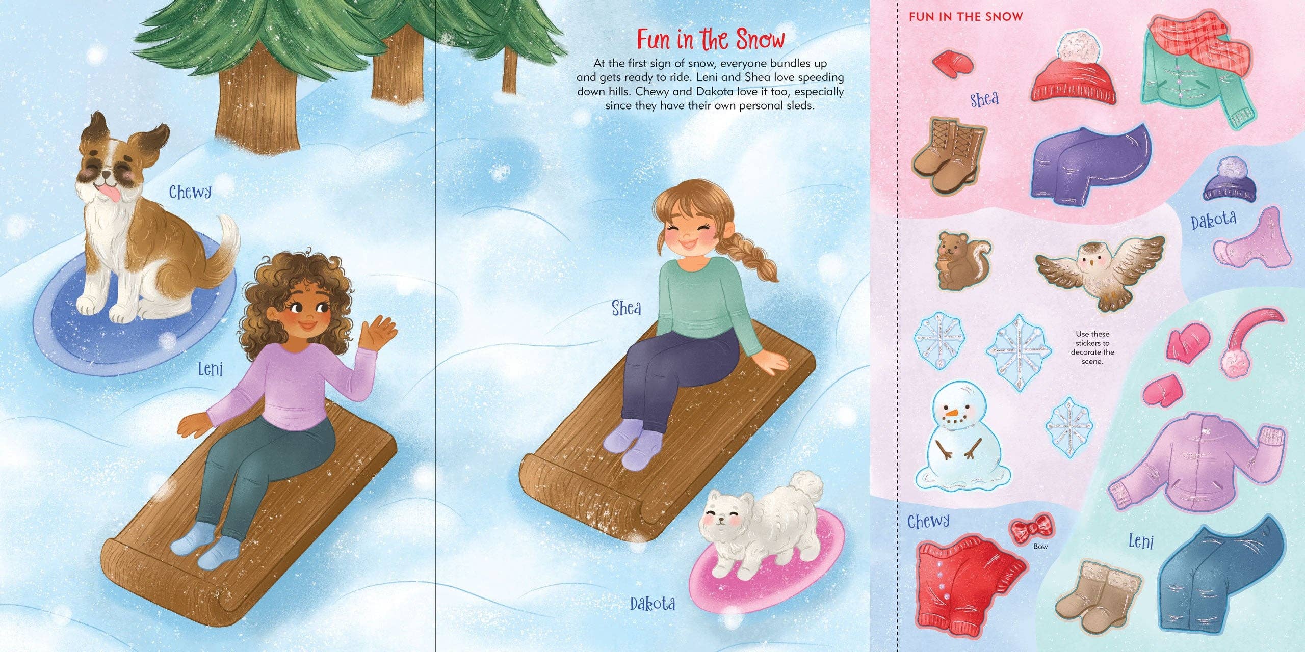 Puppies Sticker Doll Dress-Up Book | Peter Pauper Press