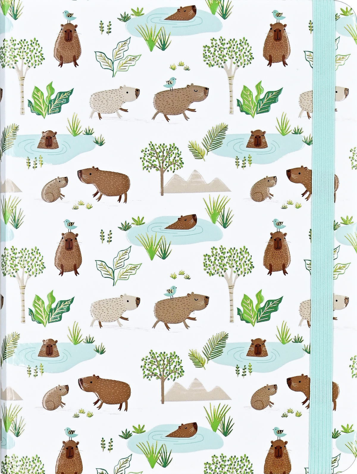 Capybara Life Journal: Hardcover Journal, 160 Pages