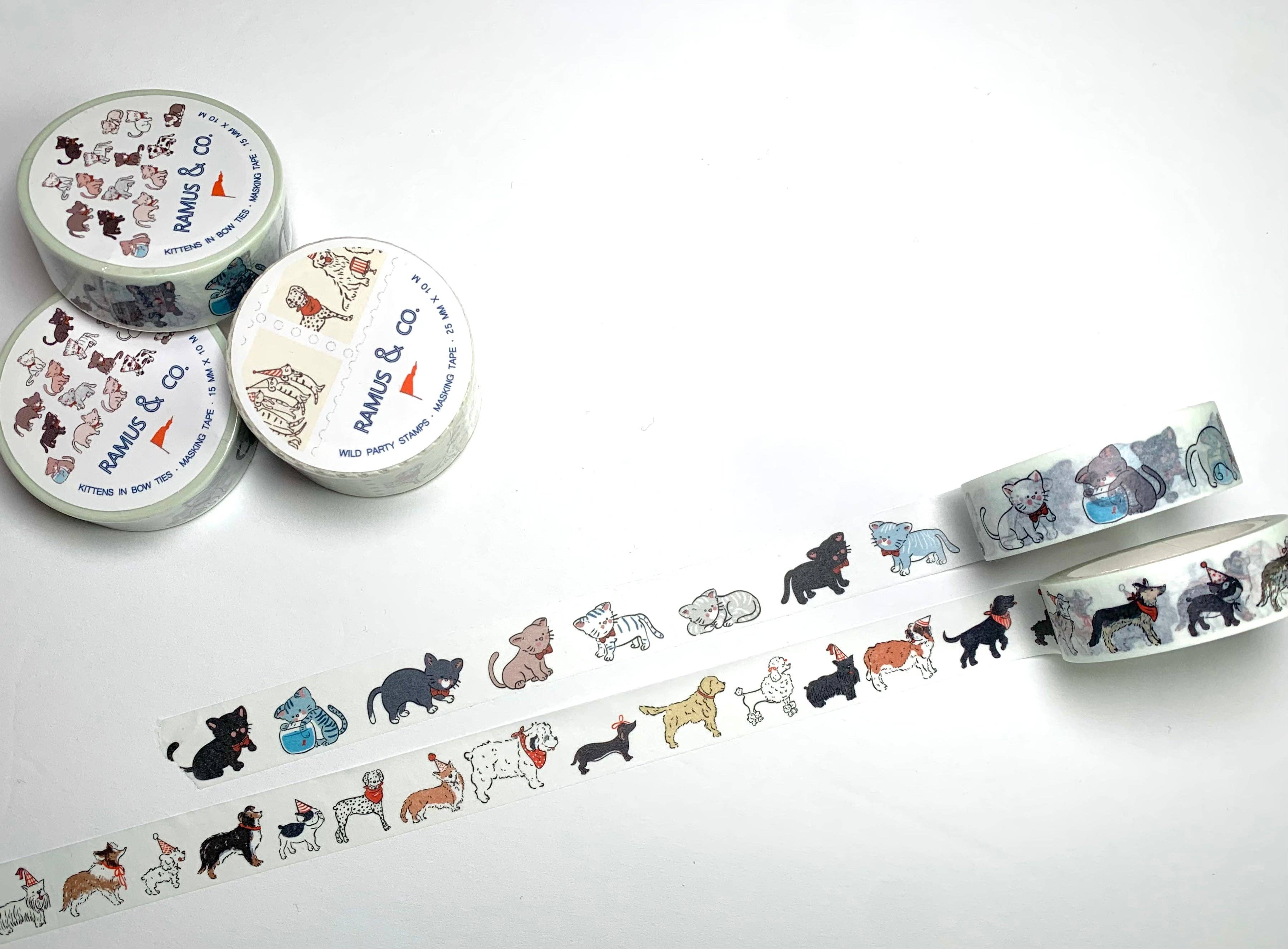 Party Dogs Masking Tape
