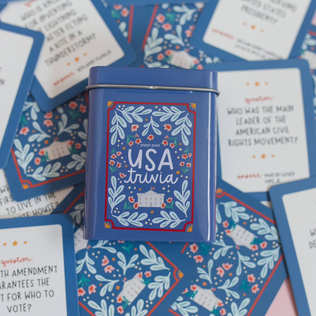 USA Trivia Deck of Cards