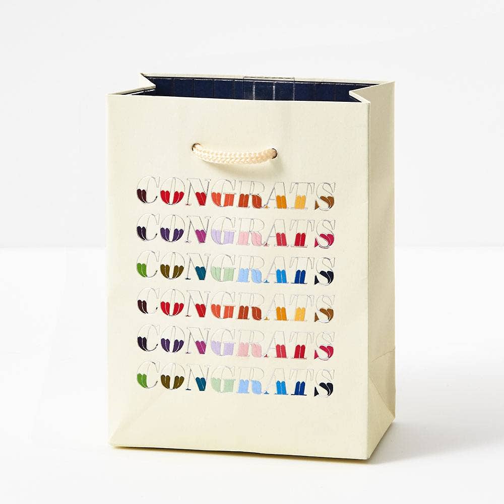 Colorful Congrats Gift Bag: Small